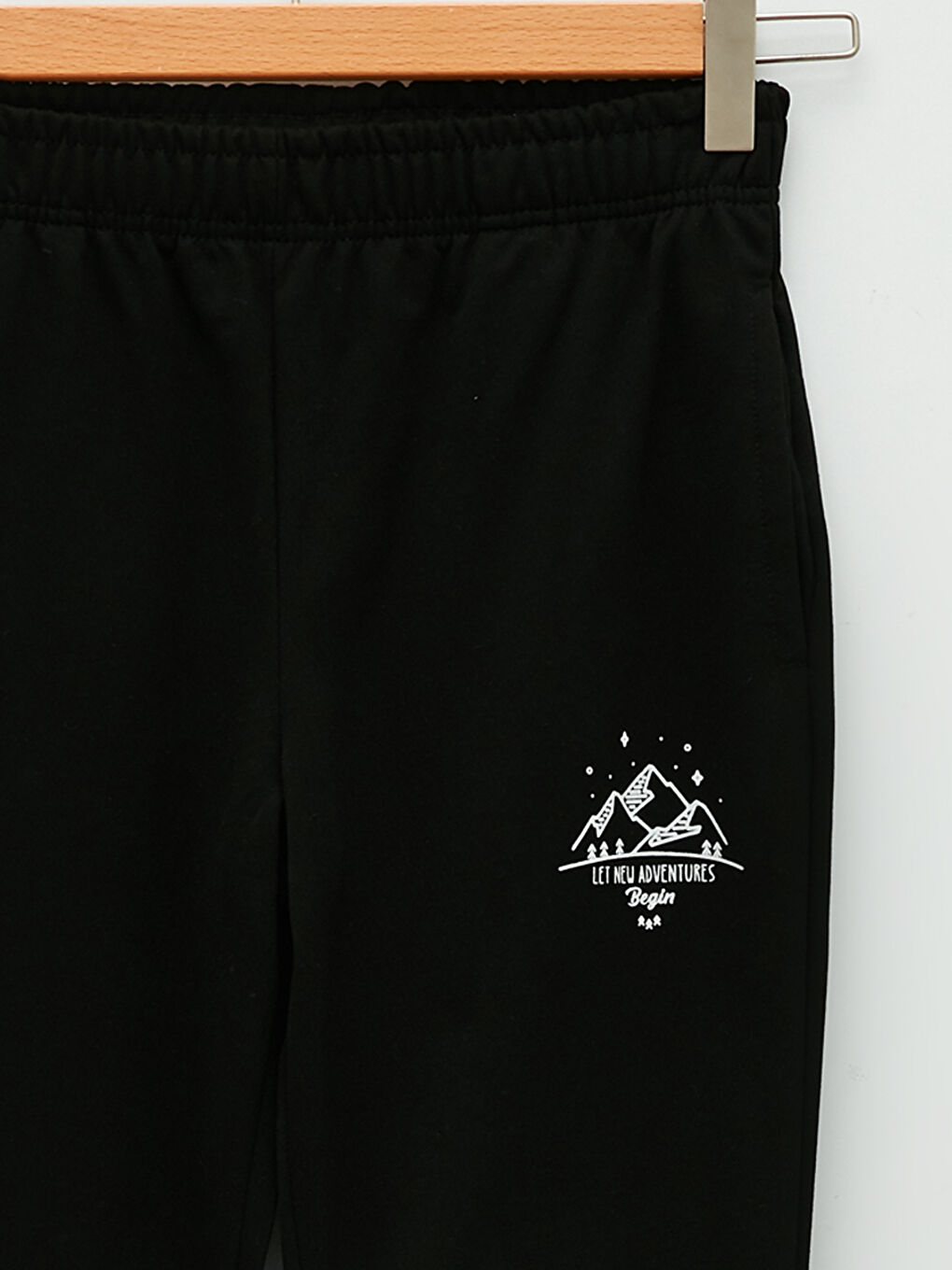 بنطلون رياضي بخصر مطاطي بتفاصيل جيب مطبوع للسيدات-7