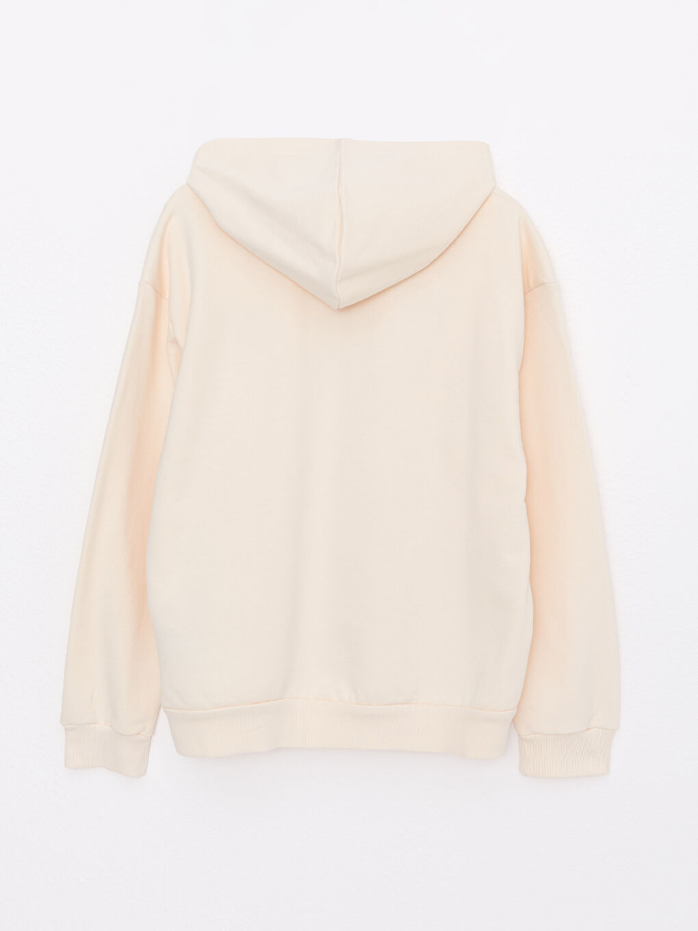 Hooded Printed Long Sleeve Girls' Sweatshirt-1