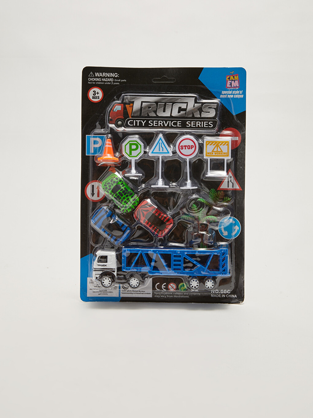 Boys Pull & Drop Carrier Truck Set-1