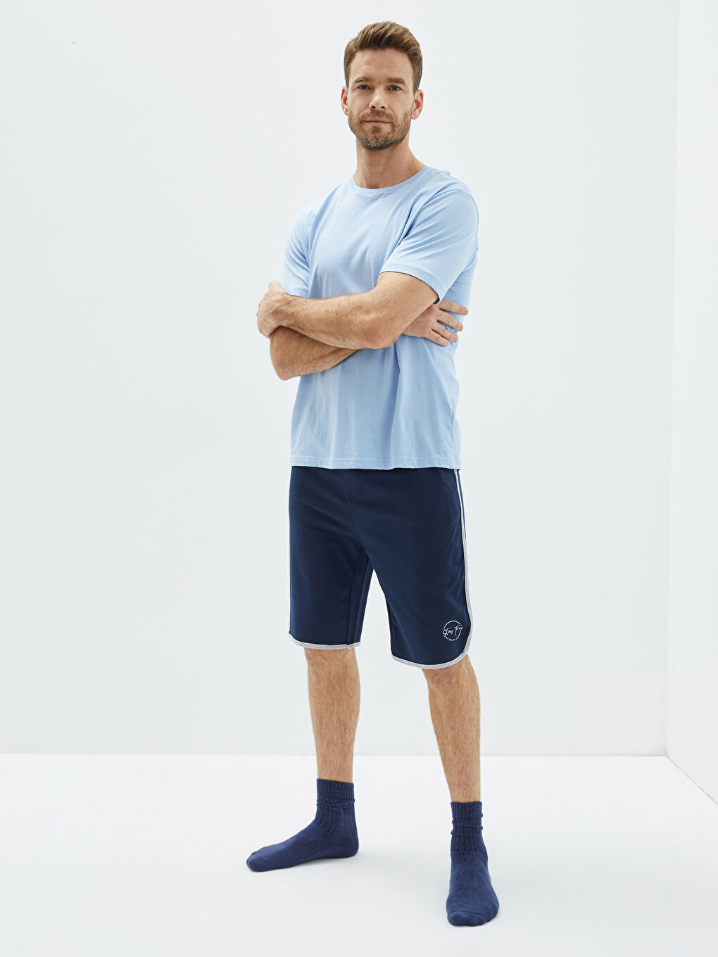 Shorts Bermuda pour Hommes Coupe Régulière-1