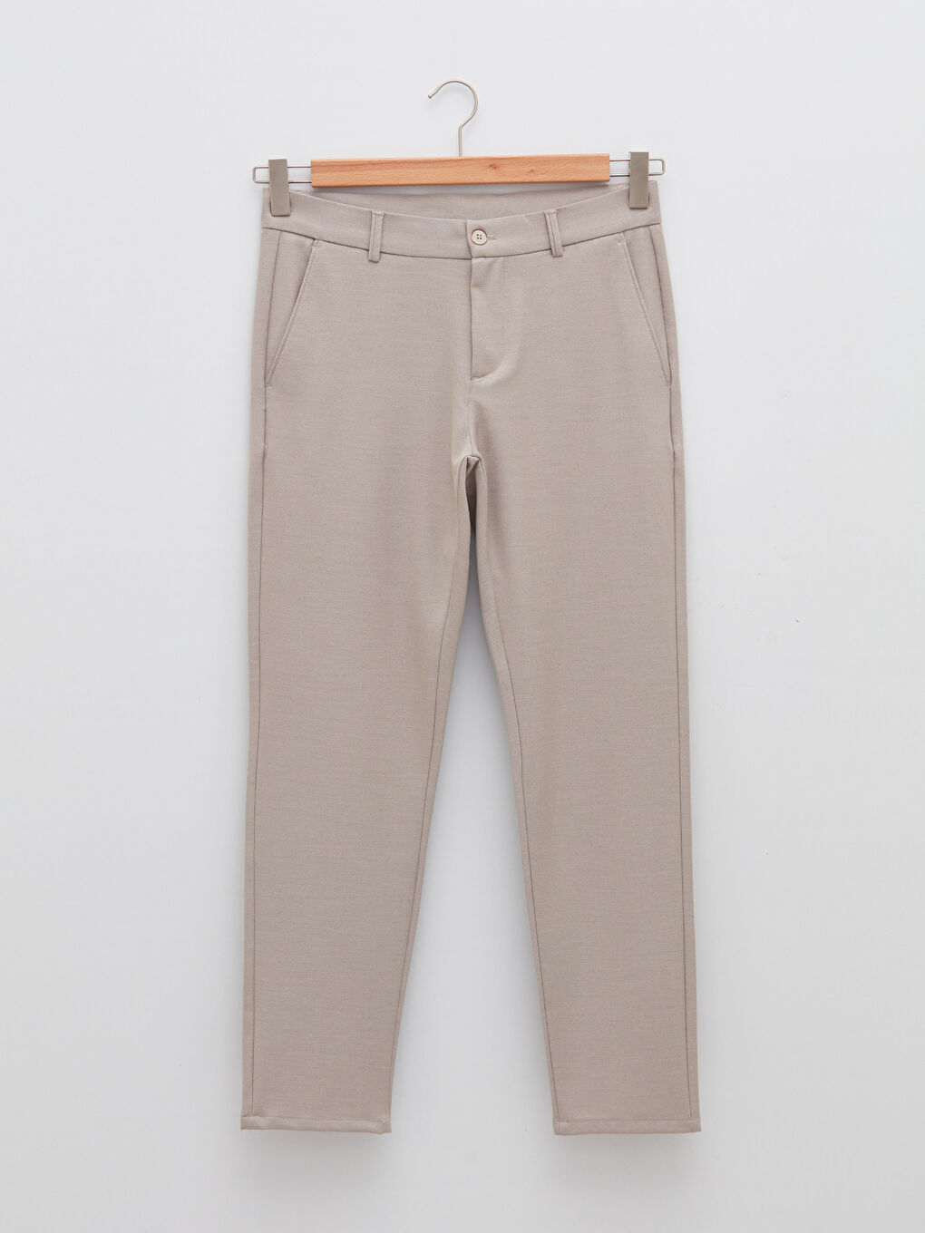 Slim Fit Textured Men's Trousers-5