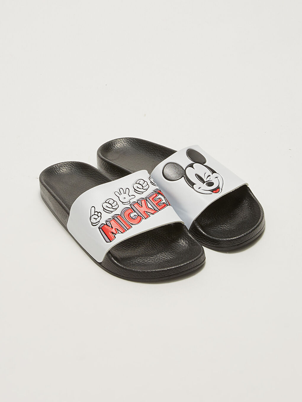 LCW STEPS Mickey Mouse Licensed Single Band Women's Slippers -W1II52Z8-F9C
