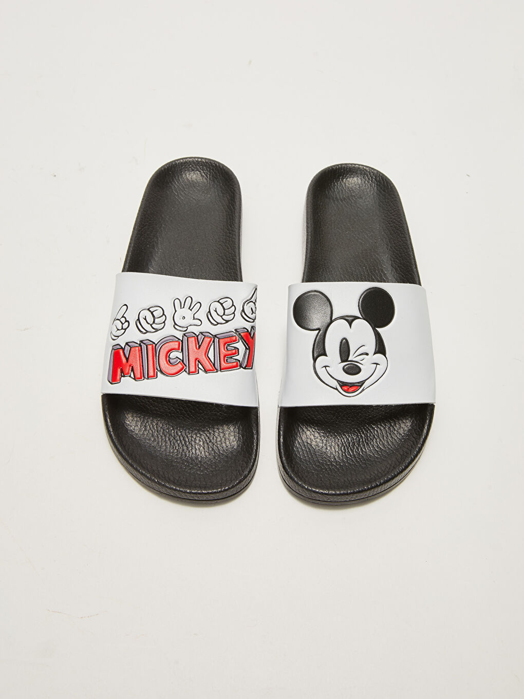 LCW STEPS Mickey Mouse Licensed Single Band Women's Slippers -W1II52Z8-F9C