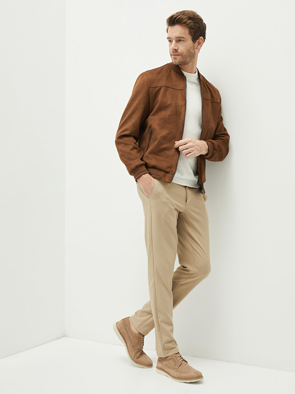 بنطلون تشينو رفيع للرجال-2