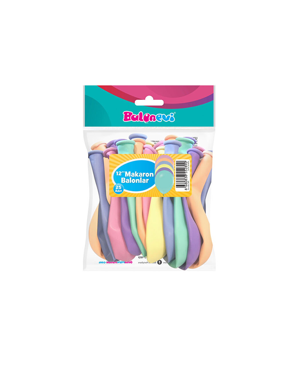 BalonEvi Balloon Mixed Macaron Balloon 25 pcs -W1IJ56Z4-M0T