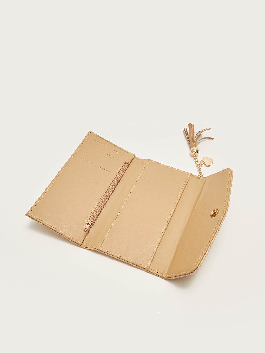 Leather Look Flap Women's Wallet-3