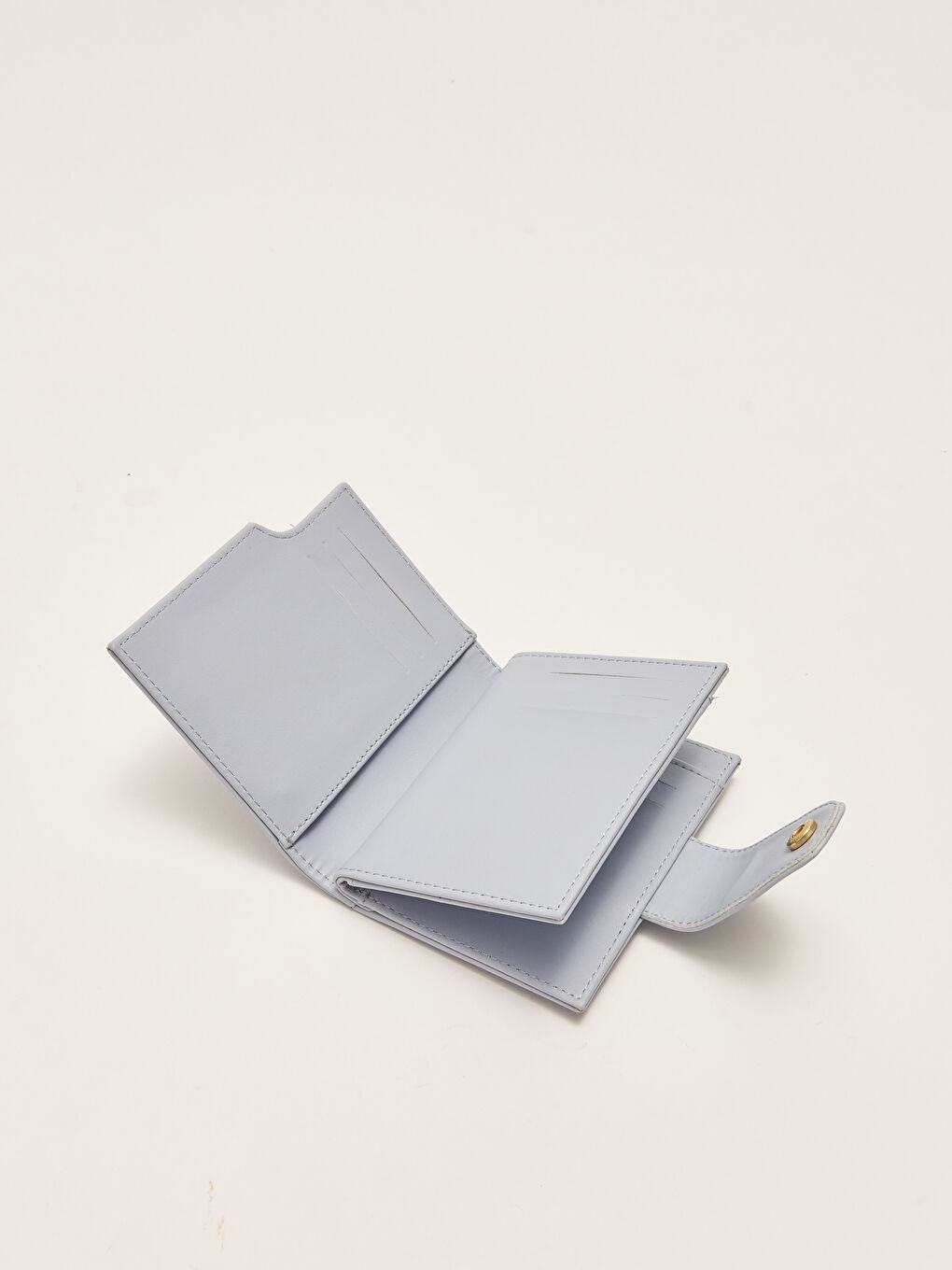 Portefeuille Plat à Fermeture à Pression pour Femmes-3