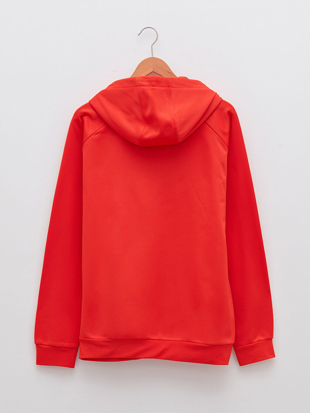 Turuncu Uzun Kollu Erkek Spor Hoodie-6