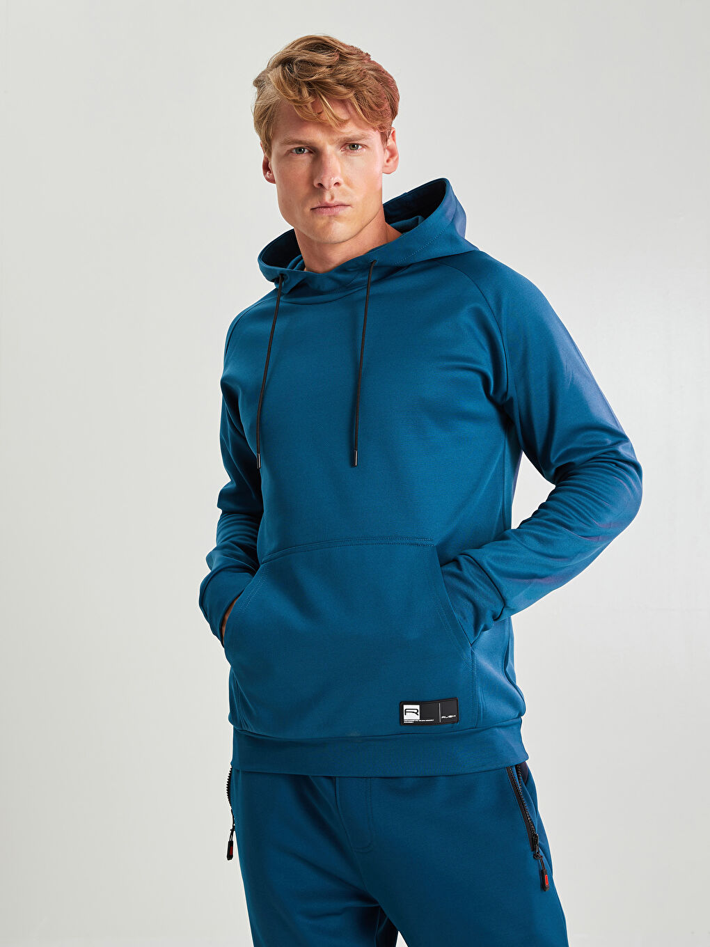 Hooded Long Sleeve Men's Sports Hoodie-1