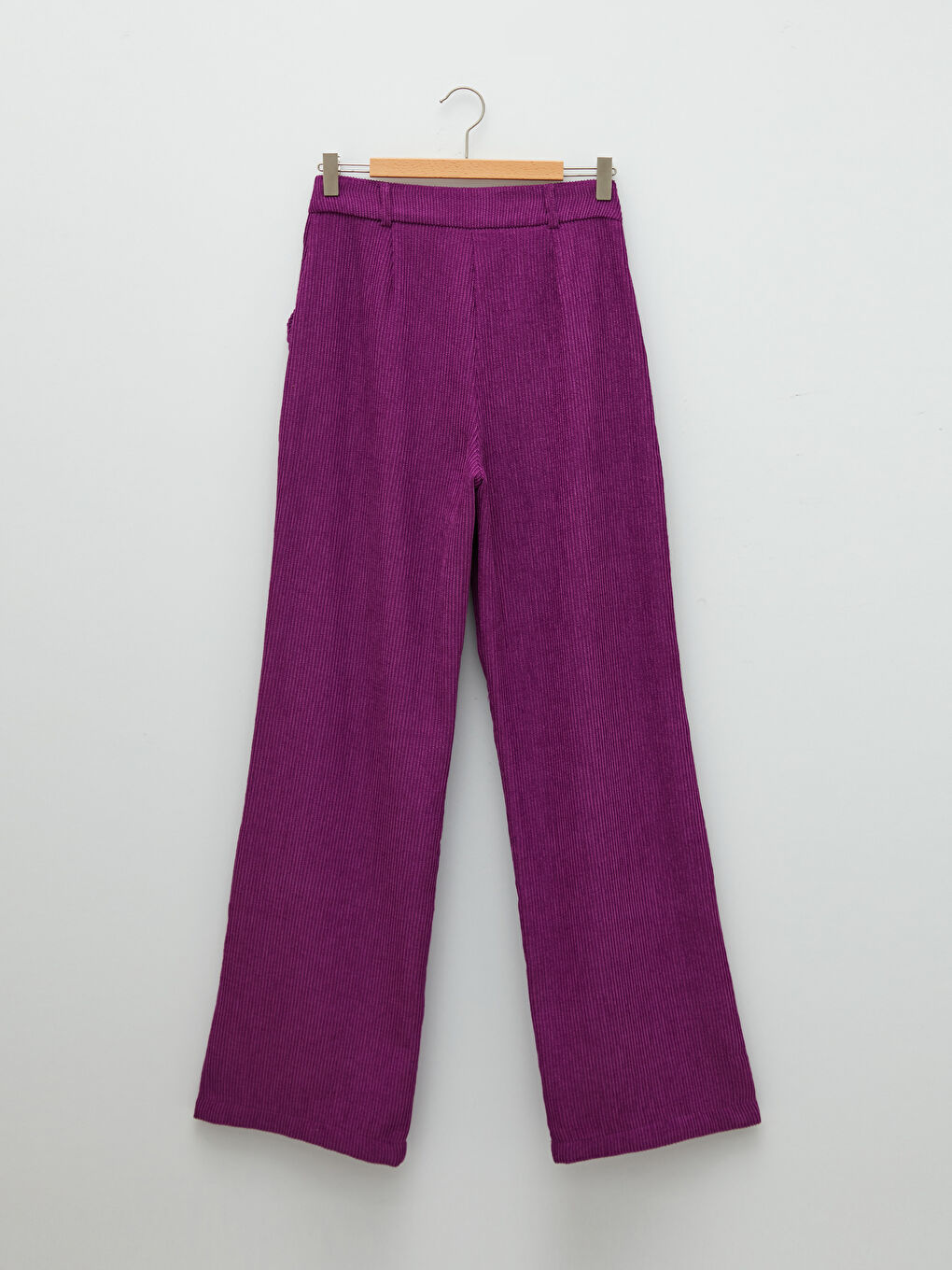 Standard Fit Pocket Detailed Bell-Bottoms Women's Trousers-5