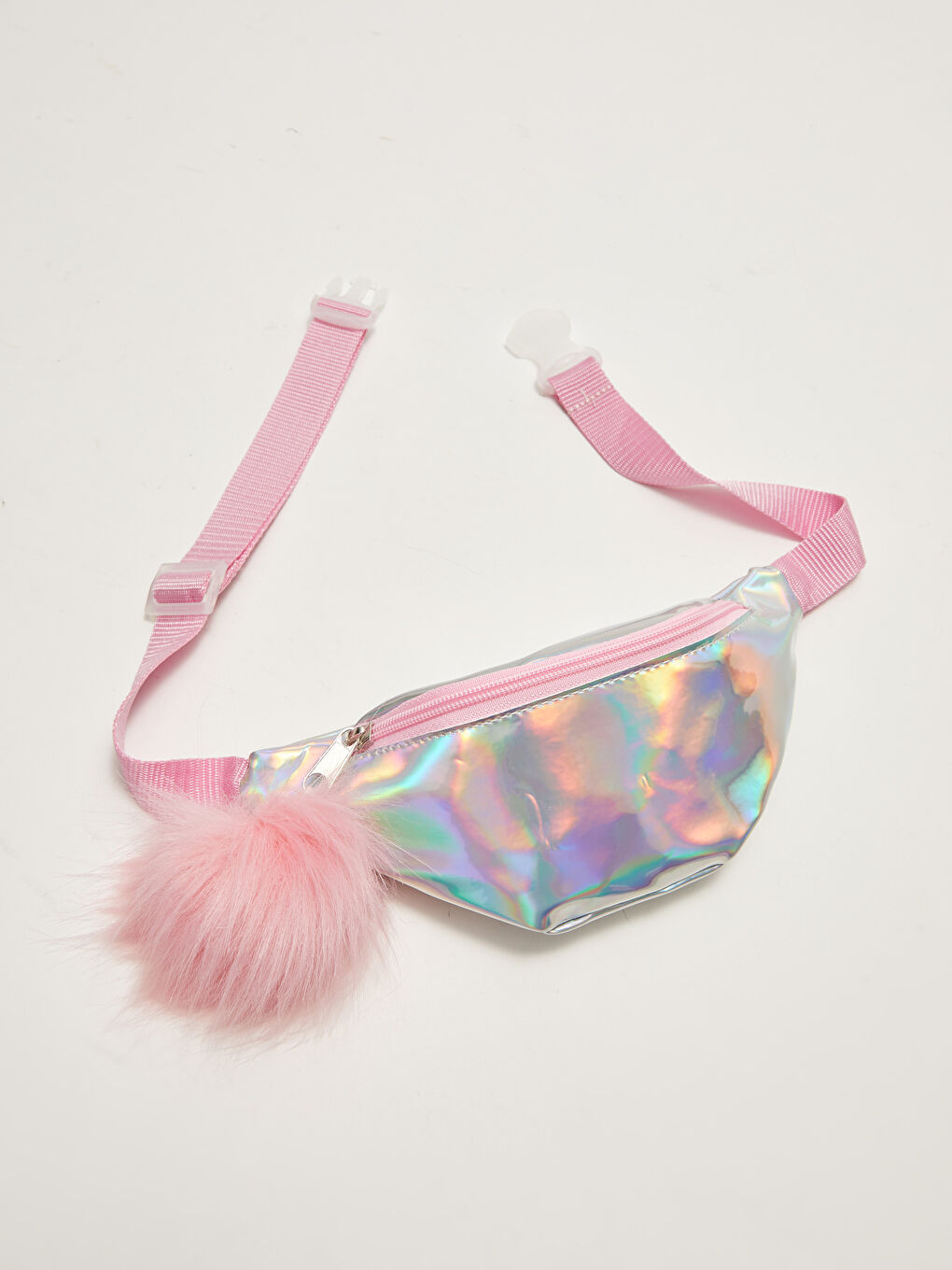 Girl's Hologram Printed Waist Bag