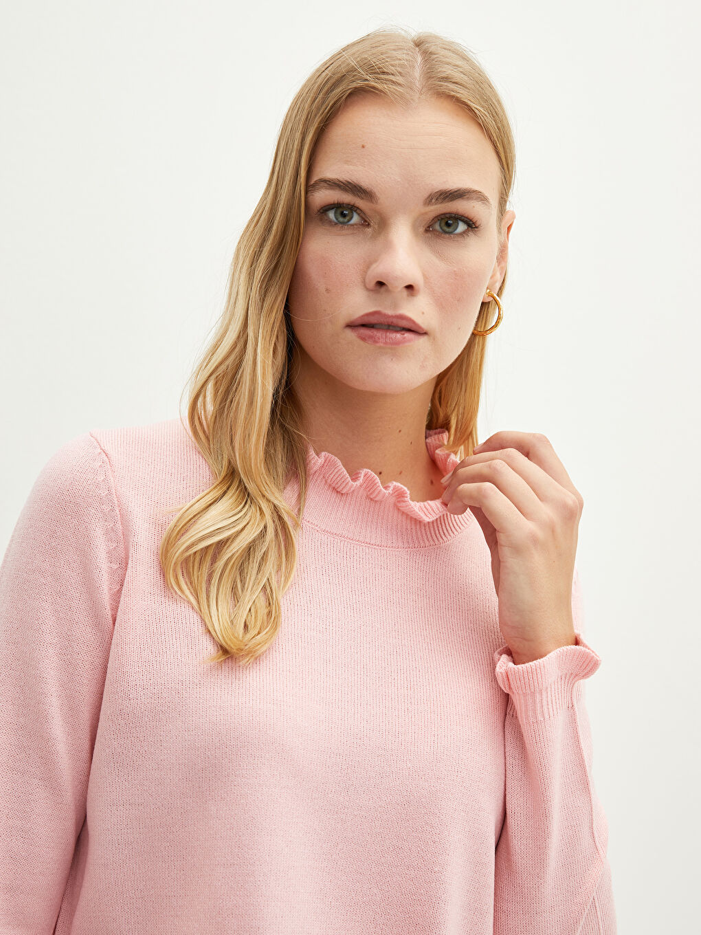 LCWAIKIKI Classic Half Turtleneck Women's Knitwear Sweater -W1IM41Z8-G1W