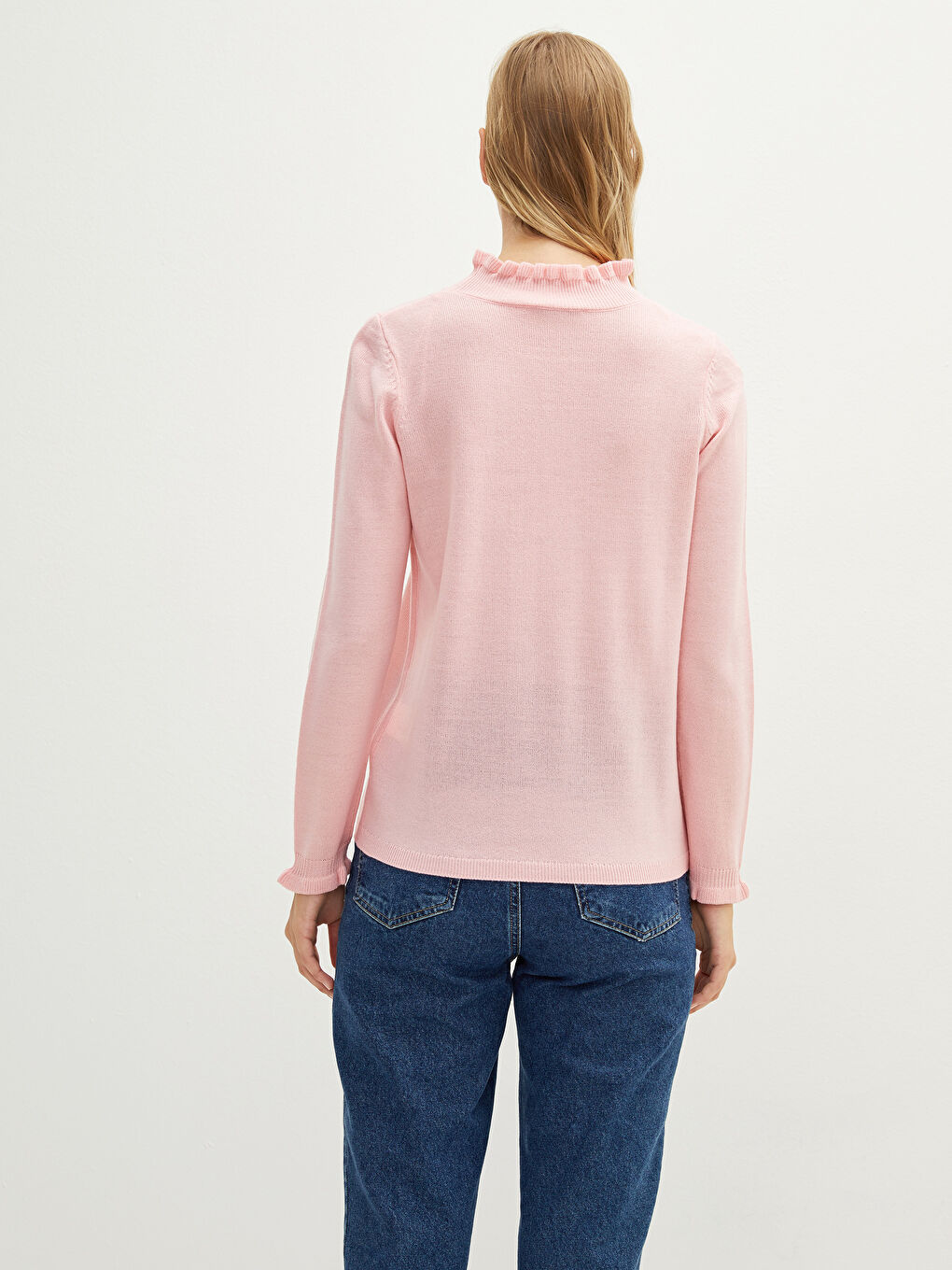 LCWAIKIKI Classic Half Turtleneck Women's Knitwear Sweater -W1IM41Z8-G1W