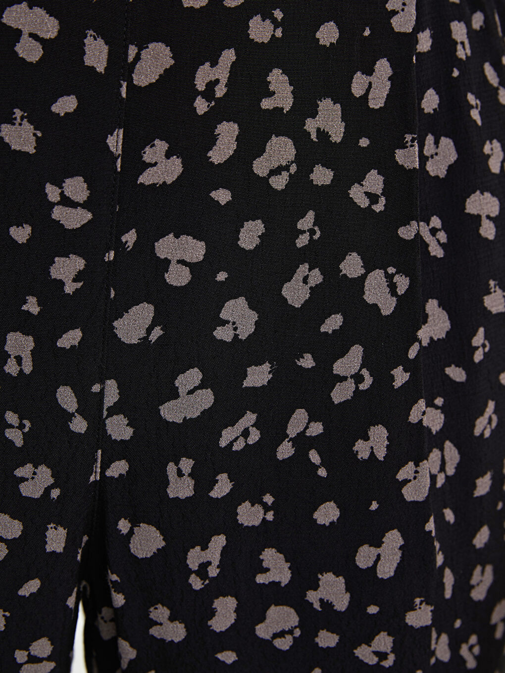 Pantaloni Dama Vâscoză Confortabili cu Talie Elastică, Imprimeu și Buzunare-2