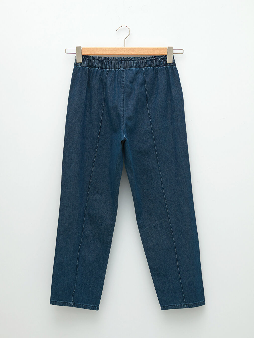 Jeans für Damen mit elastischem Bund, bequemer Passform, geradem Bein und Taschen-6