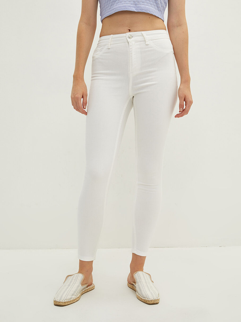 Jean Super Skinny Fit Jupiter Taille Haute pour Femmes-3