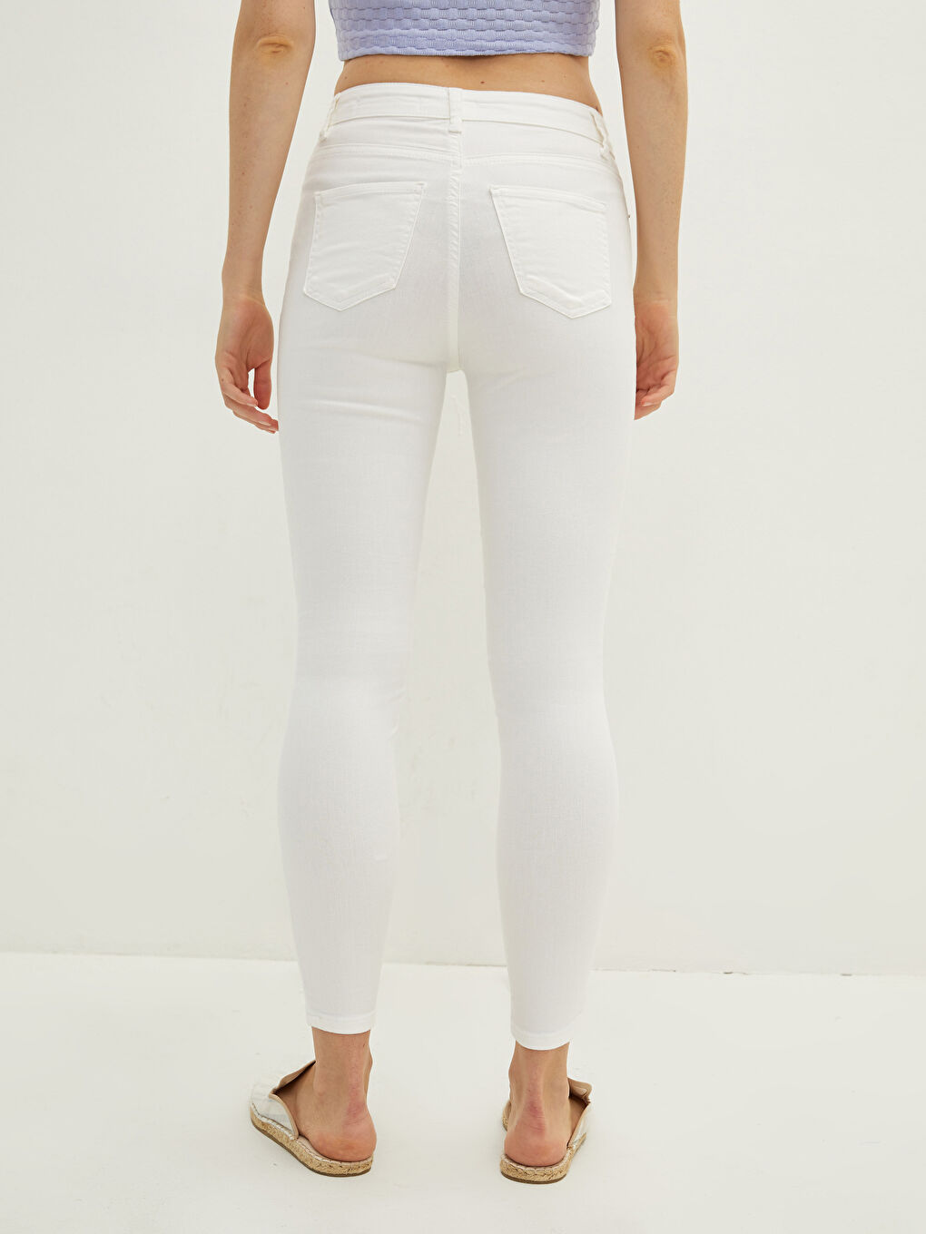 Jean Super Skinny Fit Jupiter Taille Haute pour Femmes-4