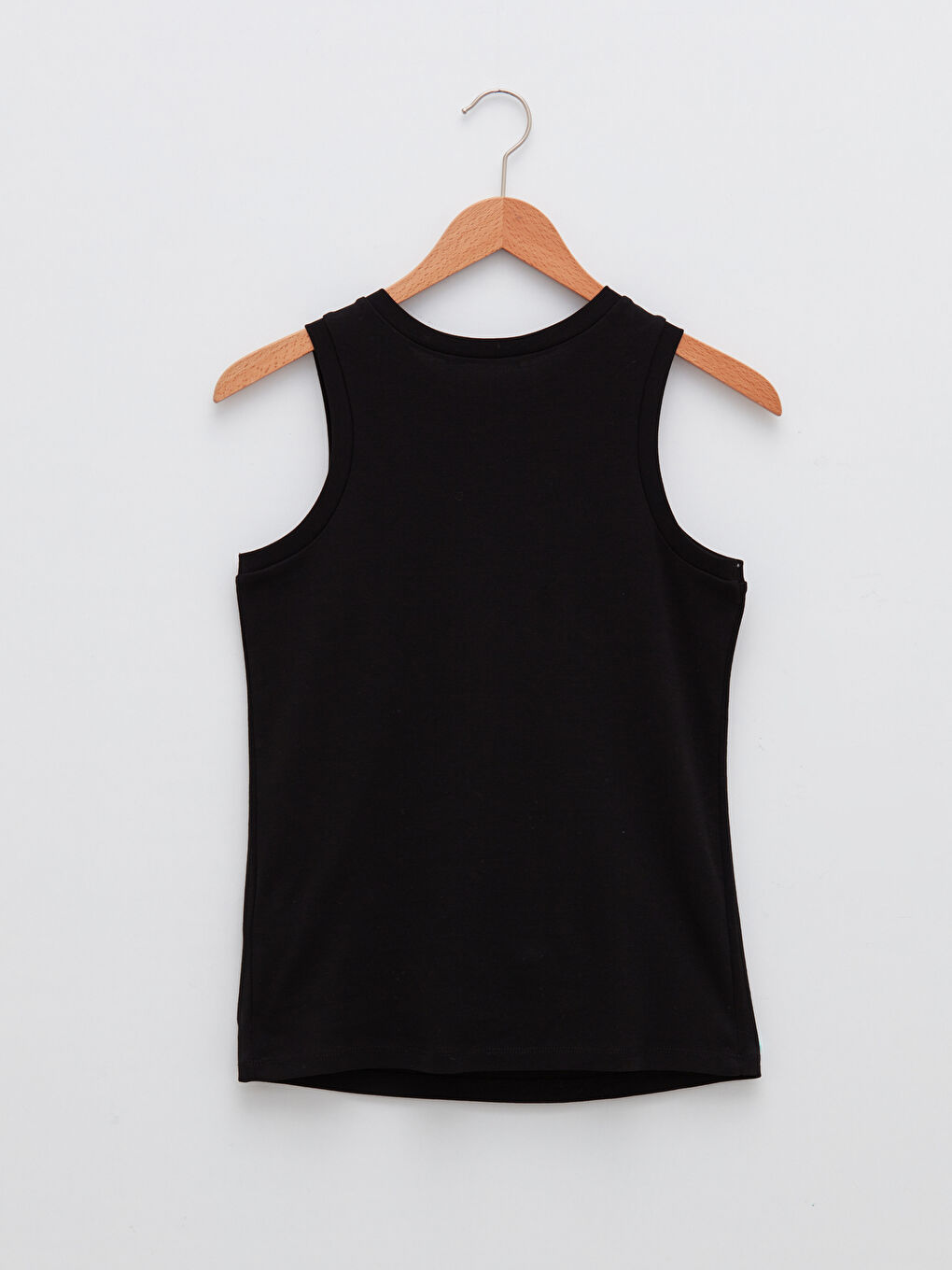 Crew Neck Plain Cotton Maternity Singlet-5