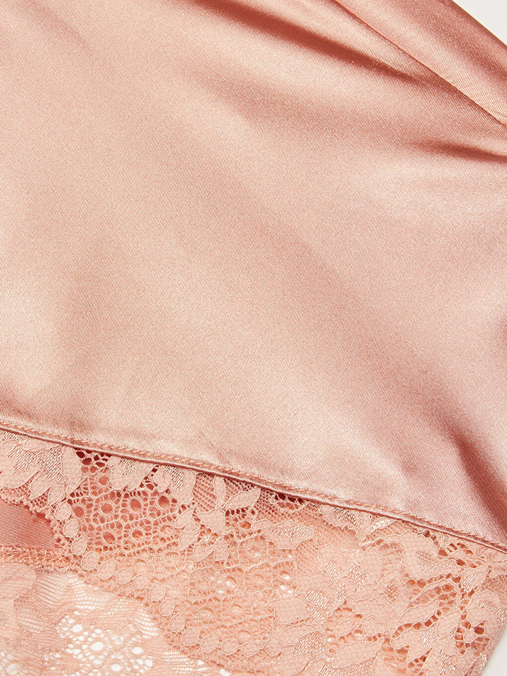 Pembe Dantelli Saten Fantezi Boxer Külot-2