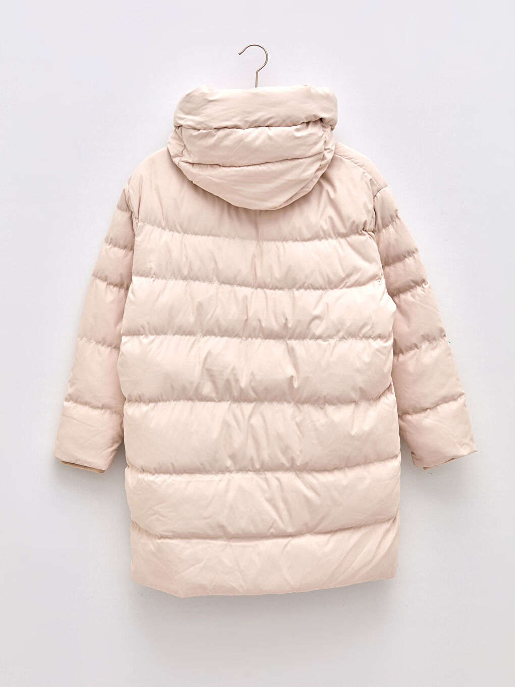 LCW Vision Hooded Collar Straight Long Sleeve Pocket Detailed Women's Down Coat -W1IO96Z8-RYS
