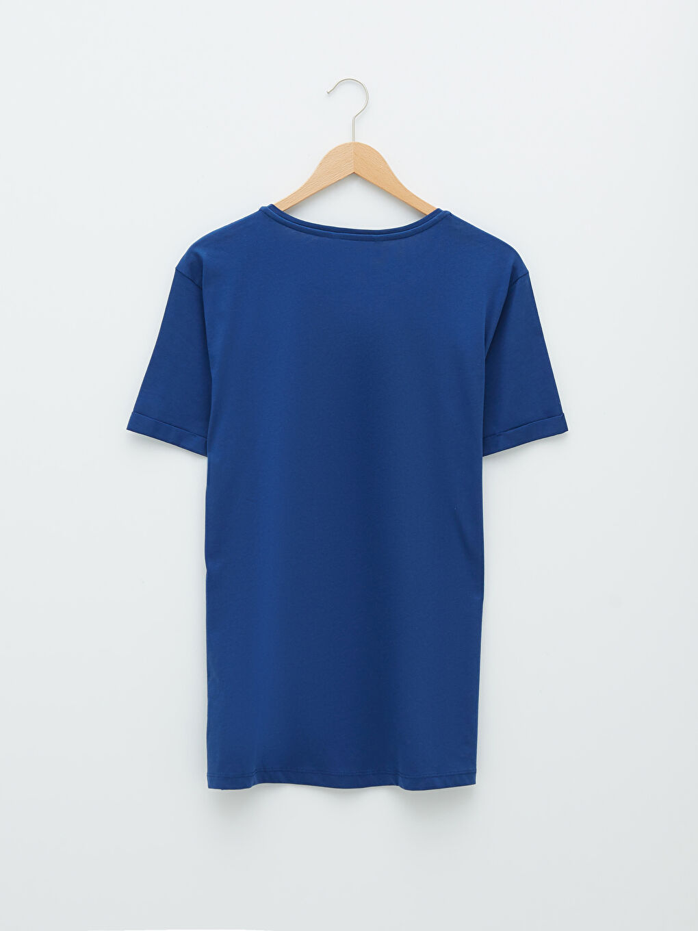 Crew Neck Short Sleeve Basic Combed Cotton Men's T-shirt-6