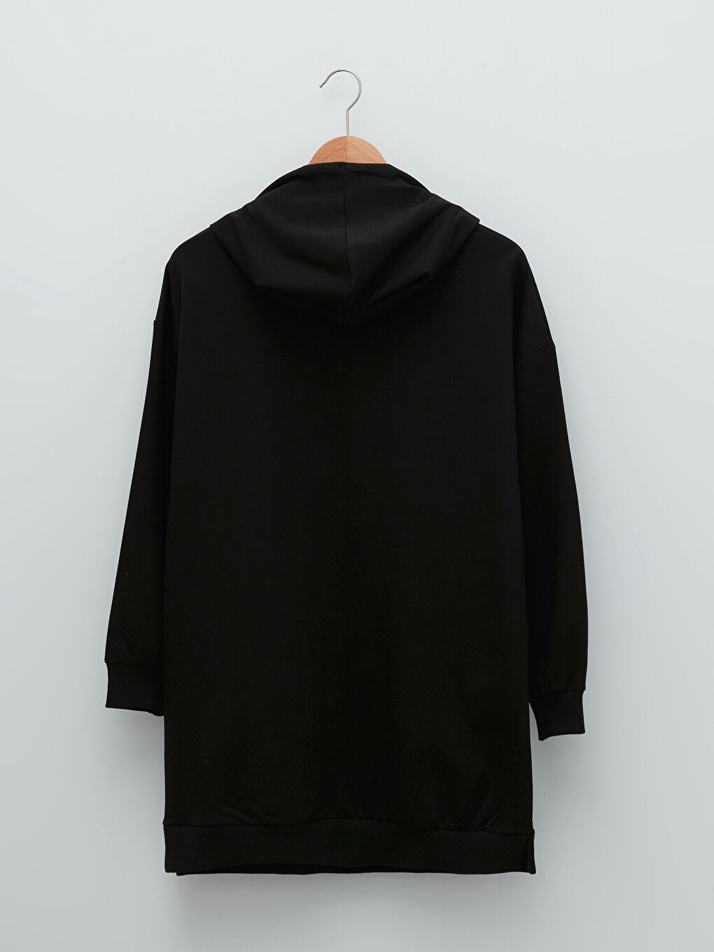 Dukserica tunika sa kapuljačom, standardnog kroja, dugi rukav, za žene-5