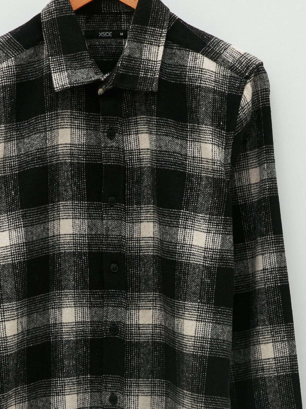 Veste Chemise en Flanelle Écossaise à Manches Longues Coupe Régulière pour Hommes-7