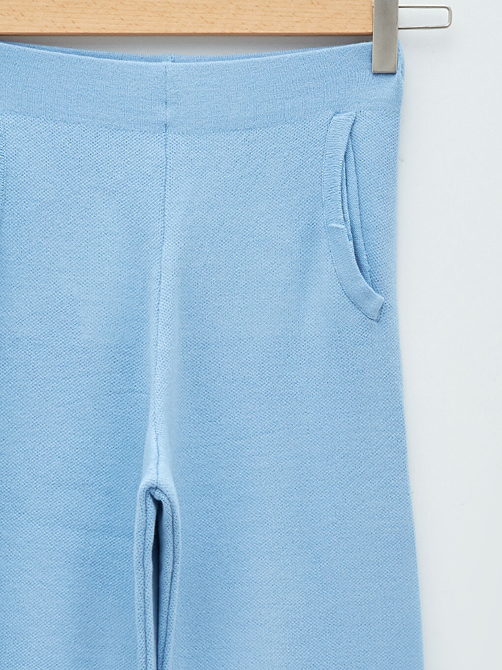 Pantaloni Jogger Tricot cu Talie Elastică, Buzunare Detaliate, pentru Femei-7