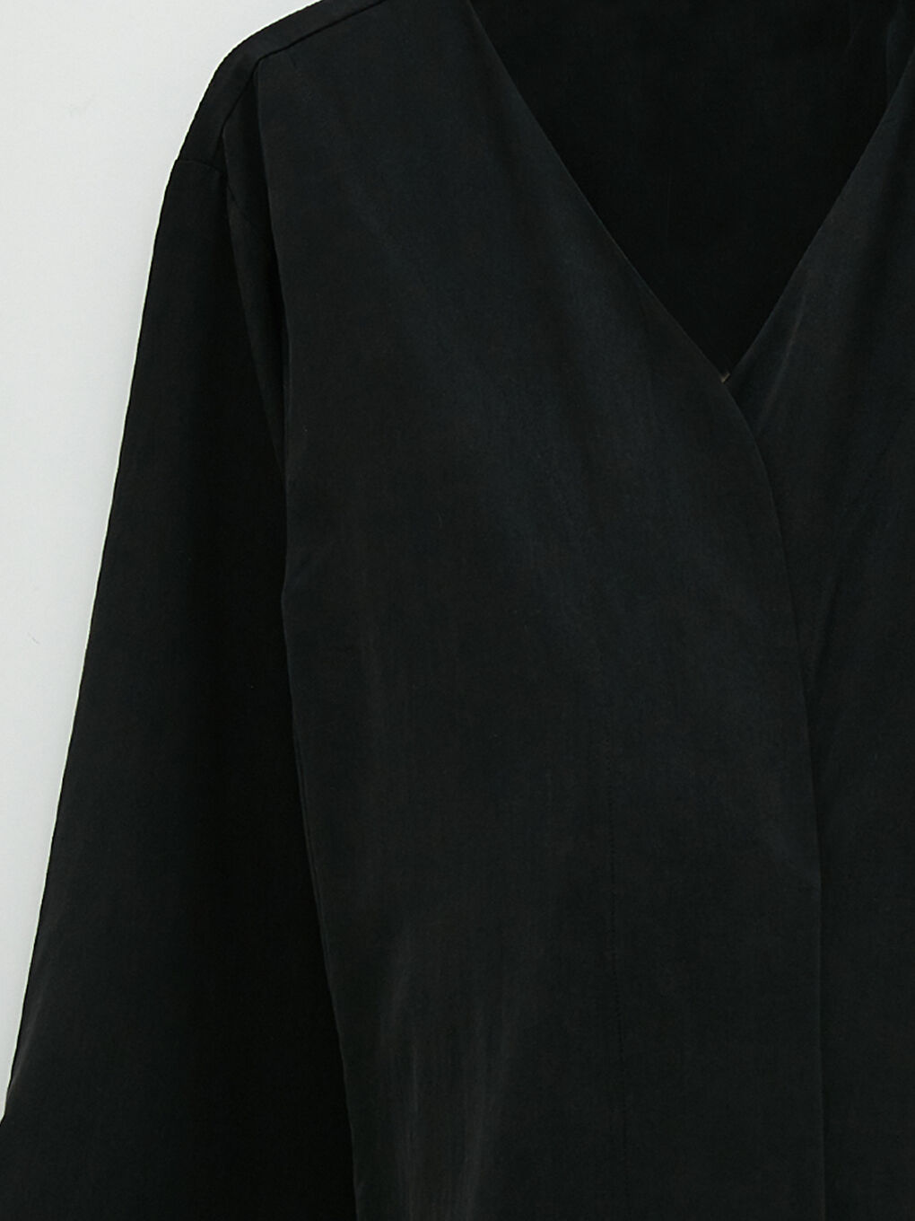 Double Breasted Collar Straight Long Sleeve Maternity Cardigan-6