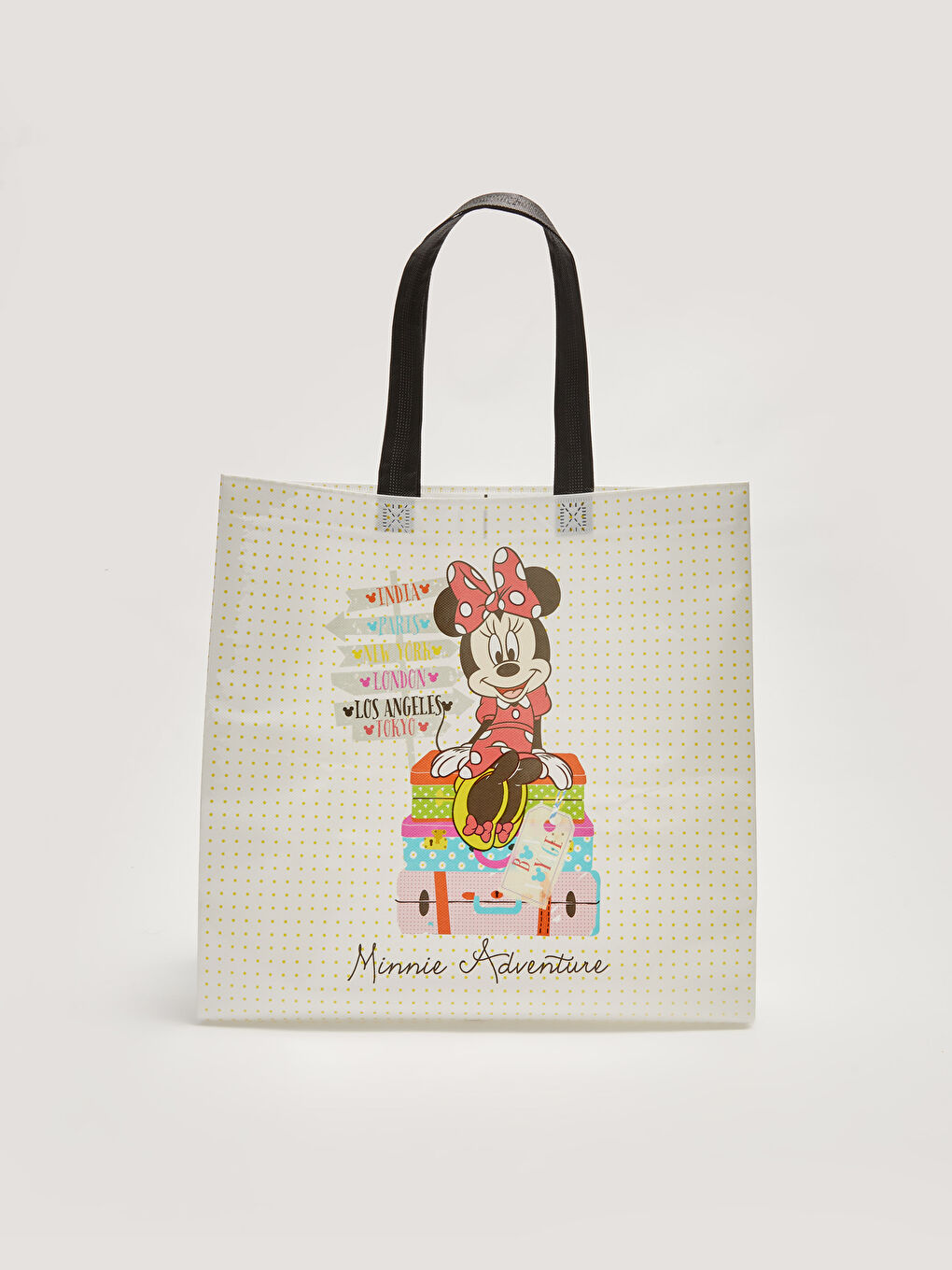 LCW ACCESSORIES Karışık Minnie Mouse Lisanslı Kadın Alışveriş Çantası