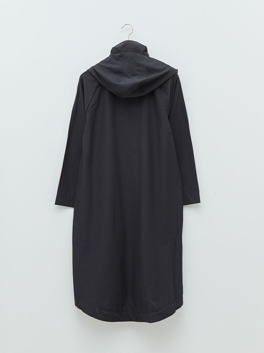 LCWAIKIKI Classic Hooded Flat Long Sleeve Pocket Detailing Women's Coat -W1IQ07Z8-CVL