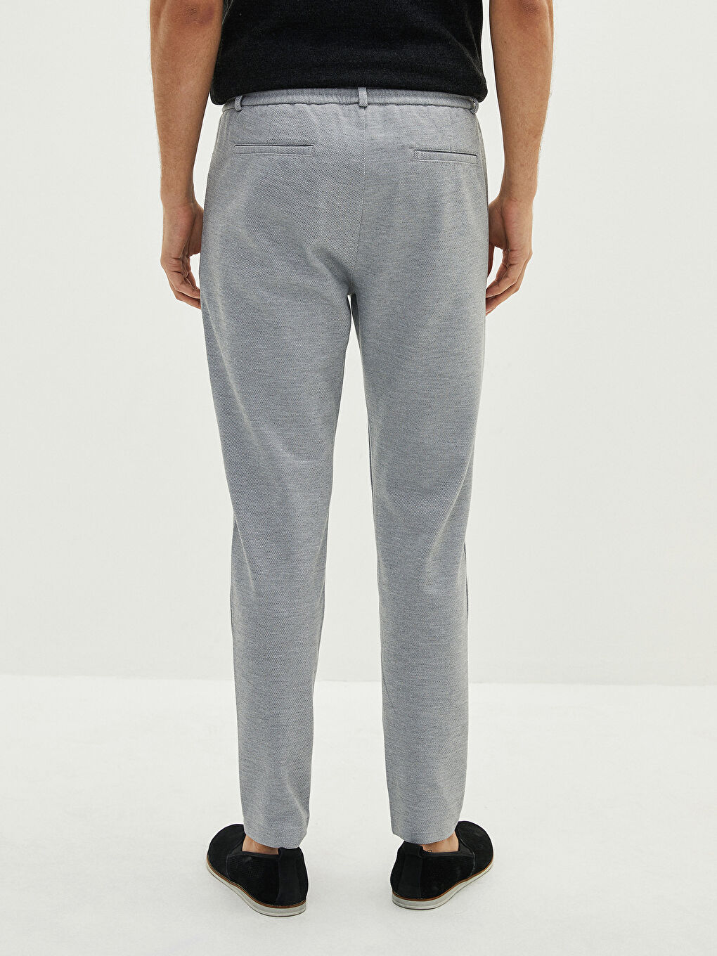 Gri Slim Fit Erkek Pantolon-3
