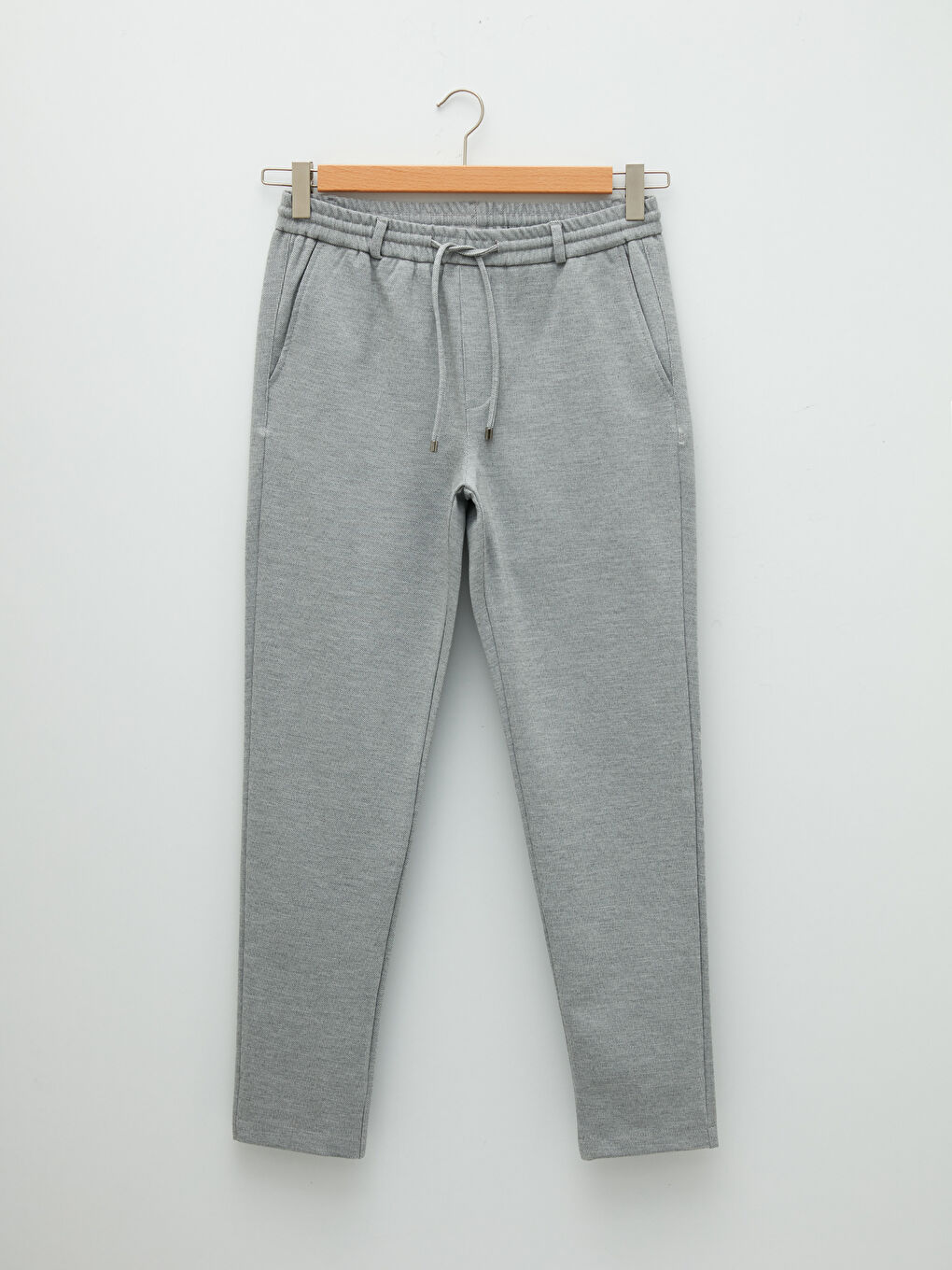 Gri Slim Fit Erkek Pantolon-5