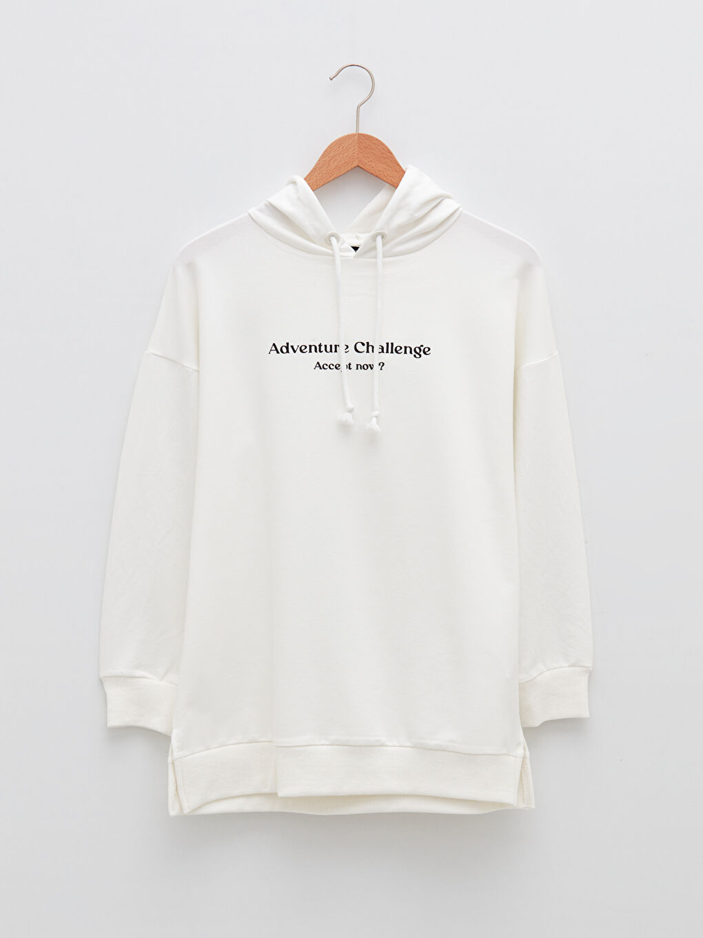 LCW Modest Bedruckte Langarm-Sweatshirt-Tunika mit Kapuze für Damen -W1IR01Z8-R9J