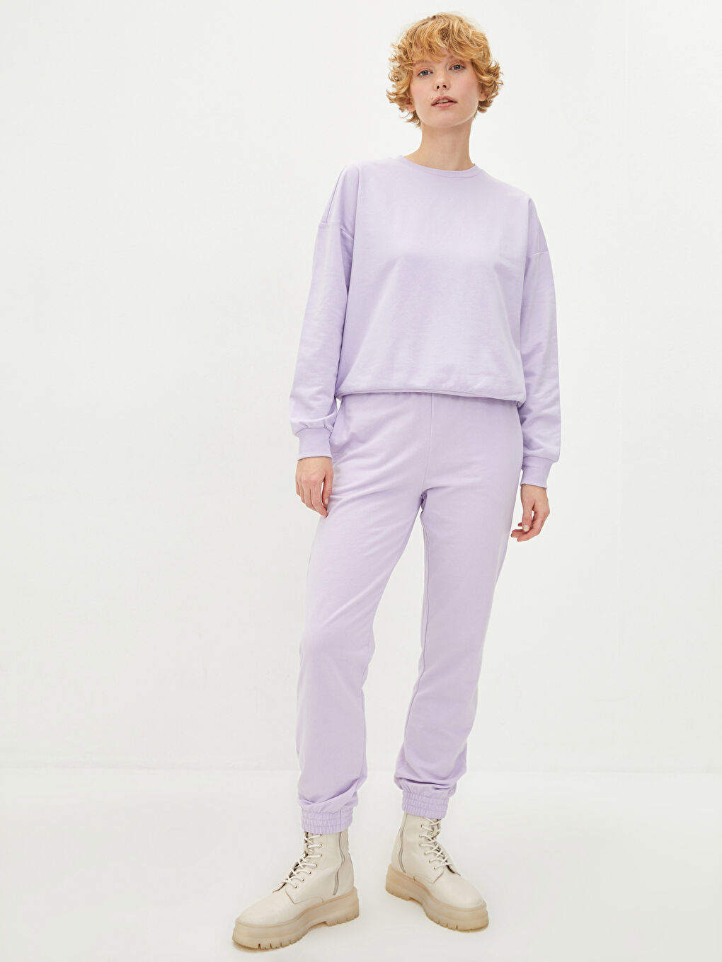 LCW Vision Jogginghose für Damen mit elastischem Bund, regulärer Passform und Taschen -W1IR04Z8-G0W