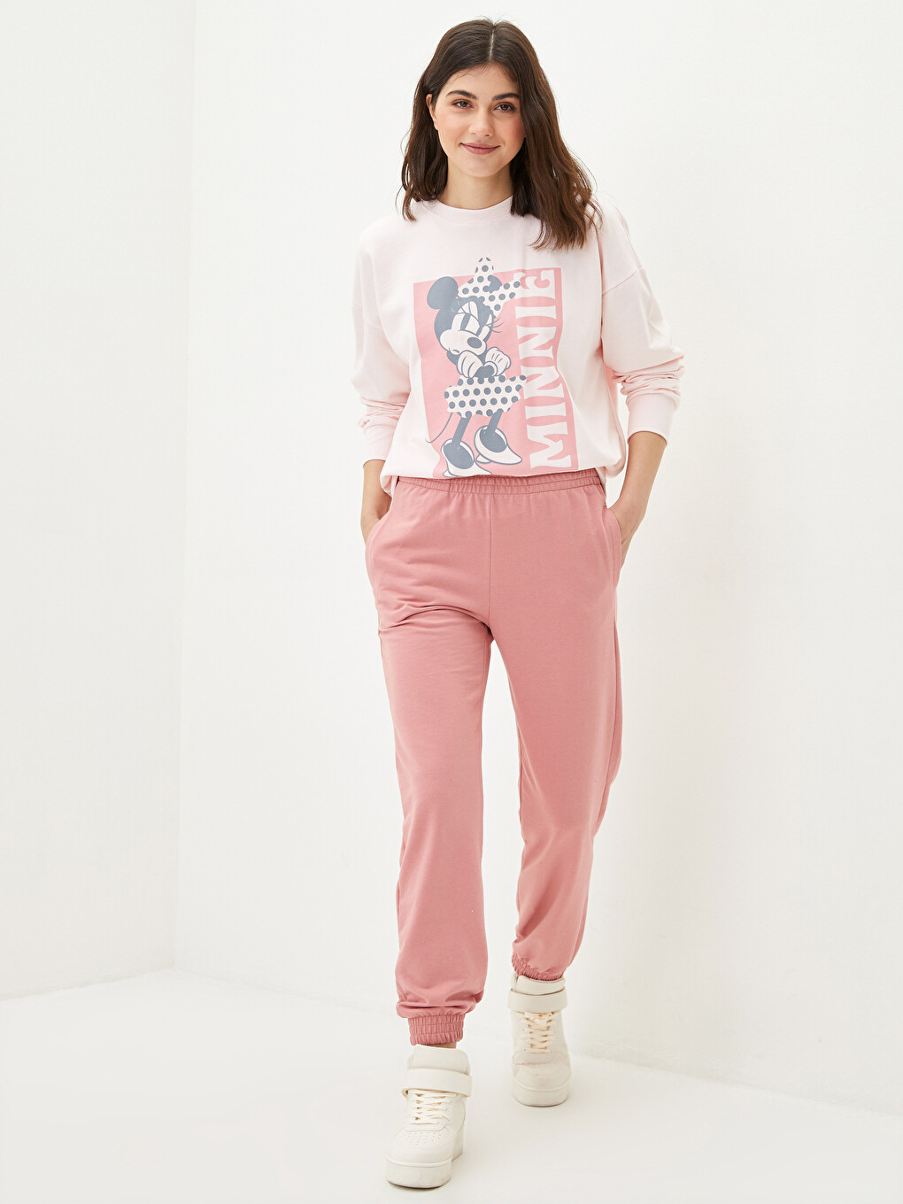Elastic Waist Regular Pocket Detailed Women's Jogger Sweatpants