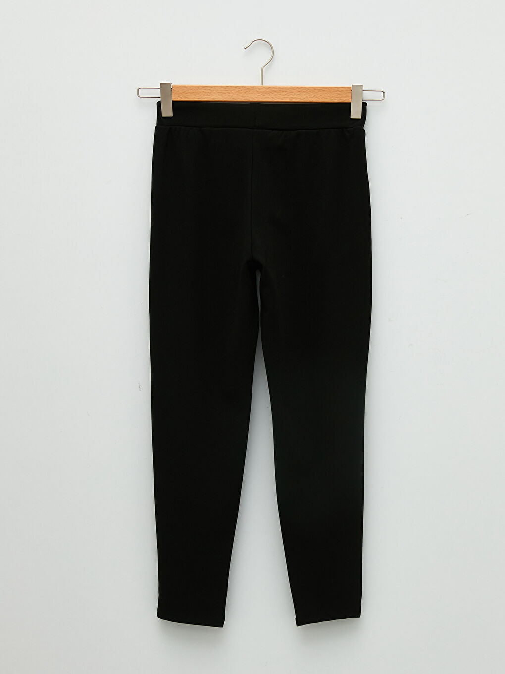 LCW Grace Elastic Waist Straight Ponte Fabric Women's Trousers -W1IR63Z8-CVL