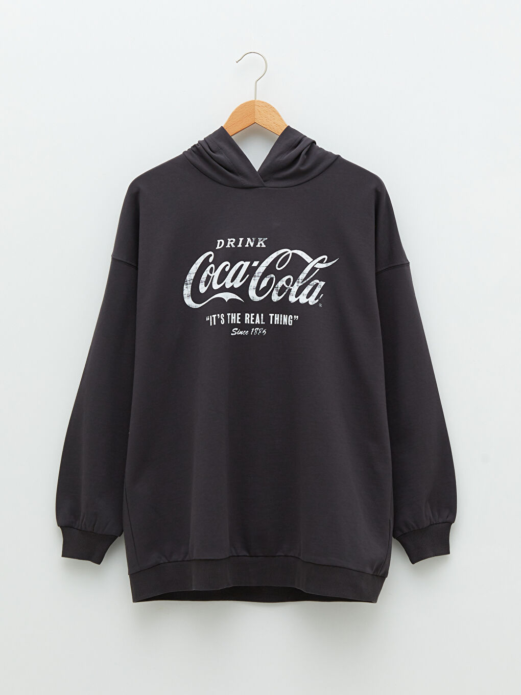 LCW Vision Hoodie Coca Cola Printed Long Sleeve Women's