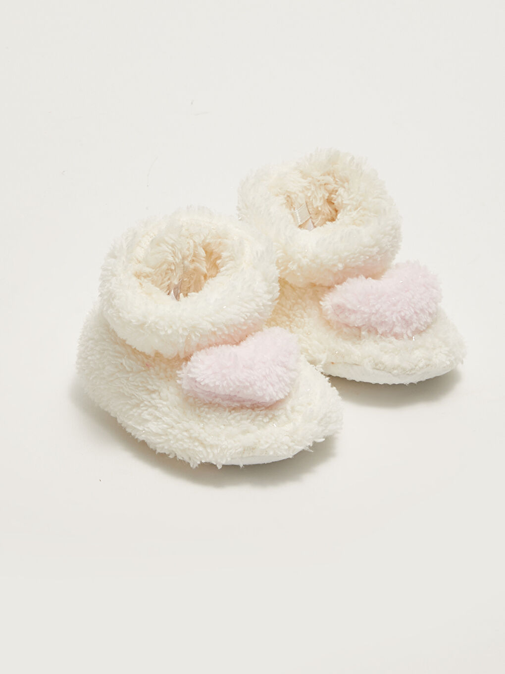 Fur Lined Elastic Baby Girl Pre-Toddler House Shoes