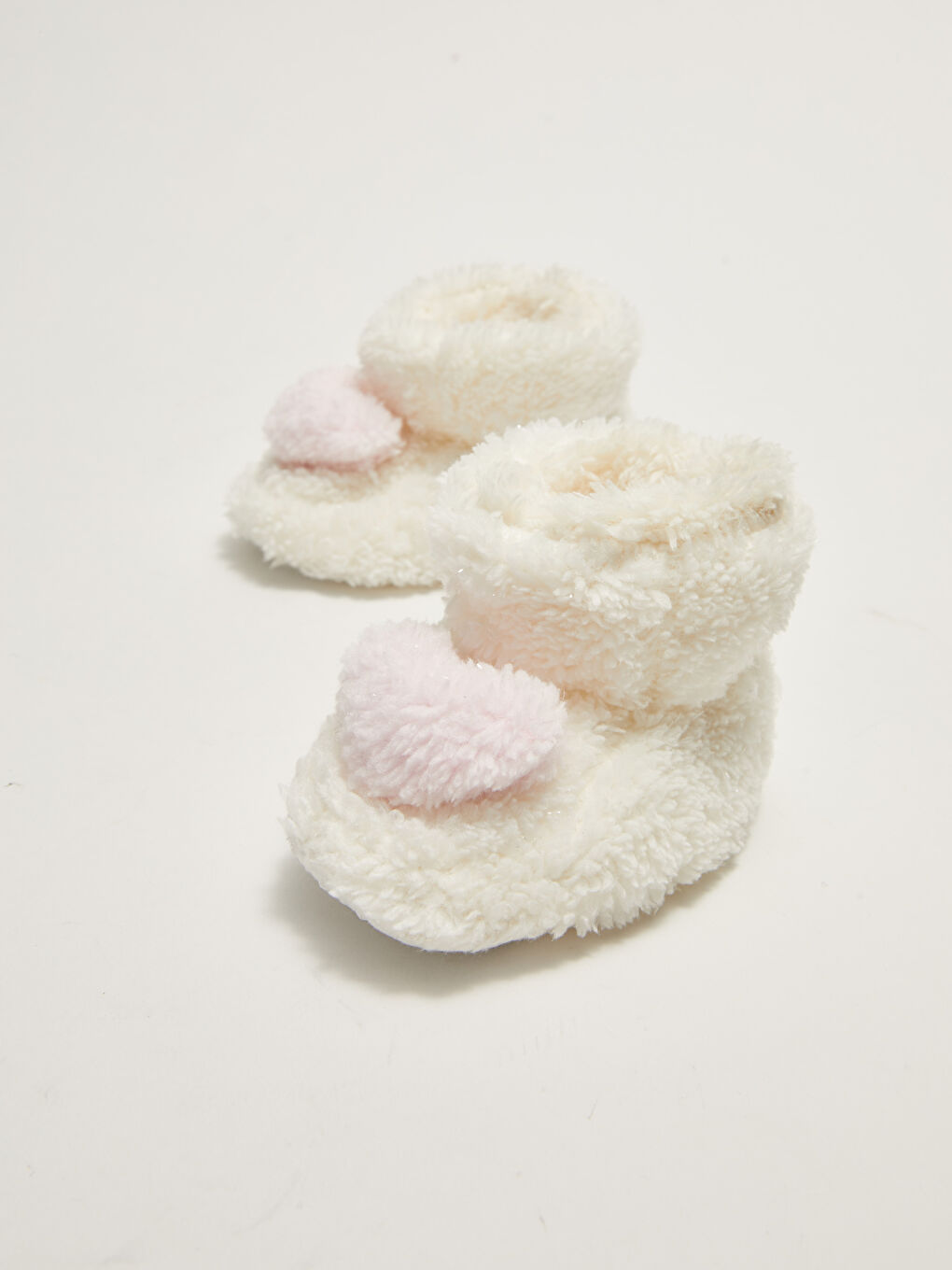 Fur Lined Elastic Baby Girl Pre-Toddler House Shoes-3