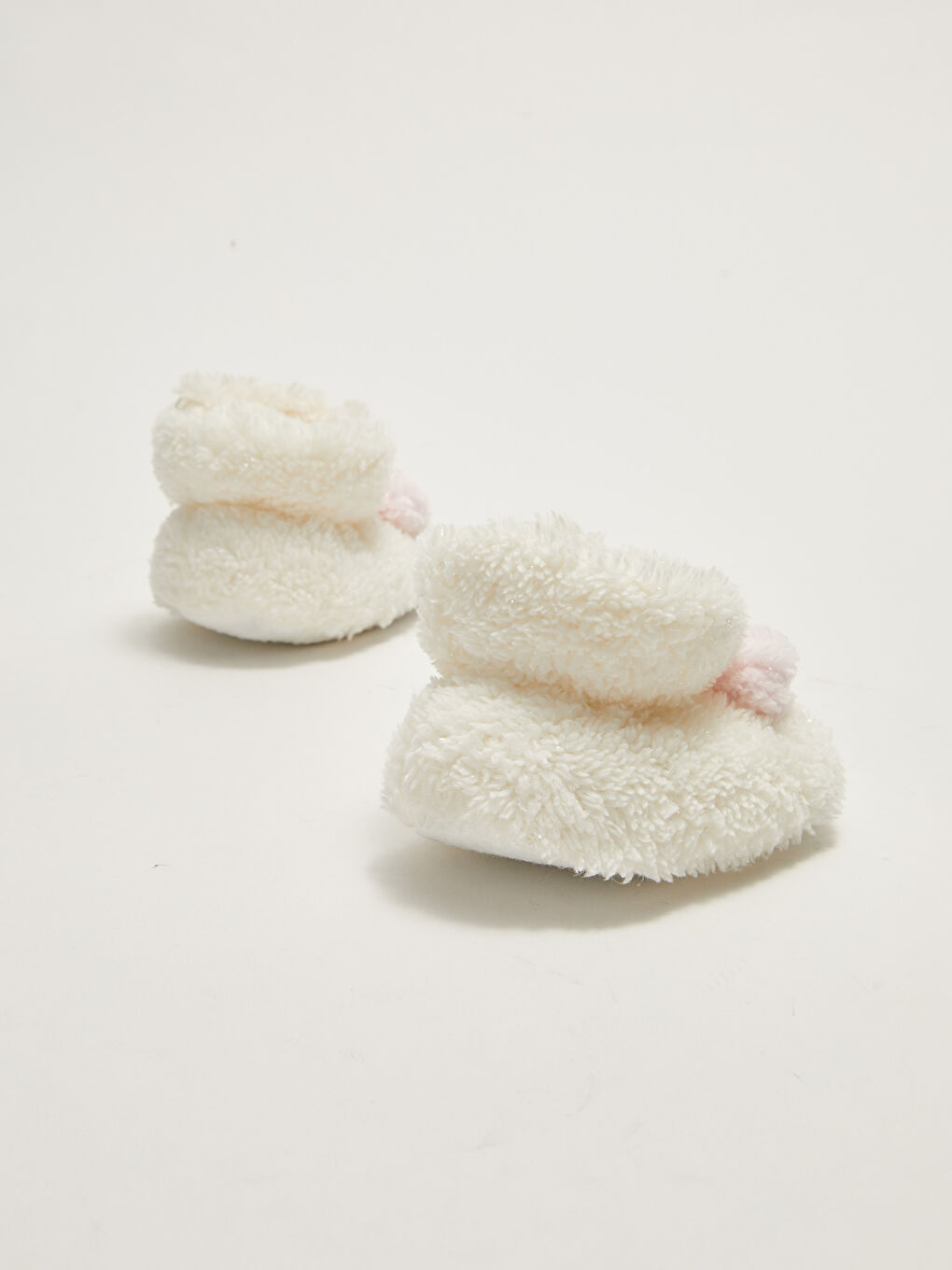 Fur Lined Elastic Baby Girl Pre-Toddler House Shoes-4