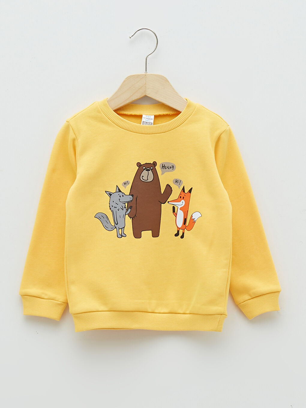 Crew Neck Long Sleeve Printed Baby Boy Sweatshirt 2-Pack-1