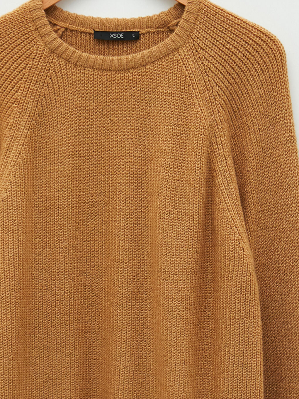 Kahverengi Bisiklet Yaka Erkek Triko Kazak-7