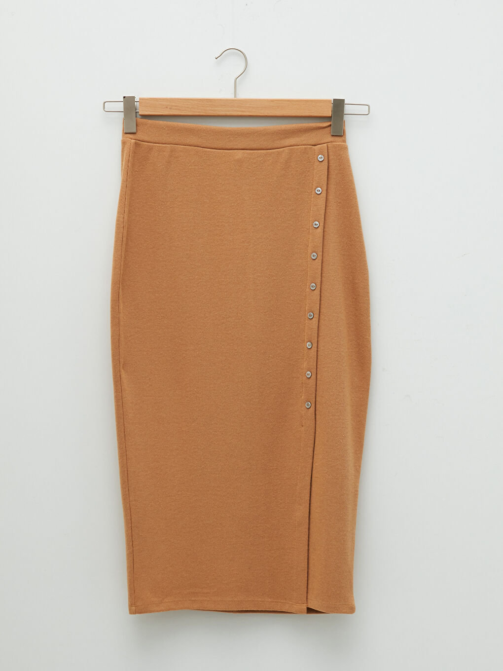 LCWAIKIKI Classic High Waist Slit Detailed Camisole Women's Skirt -W1IS97Z8-Q3E