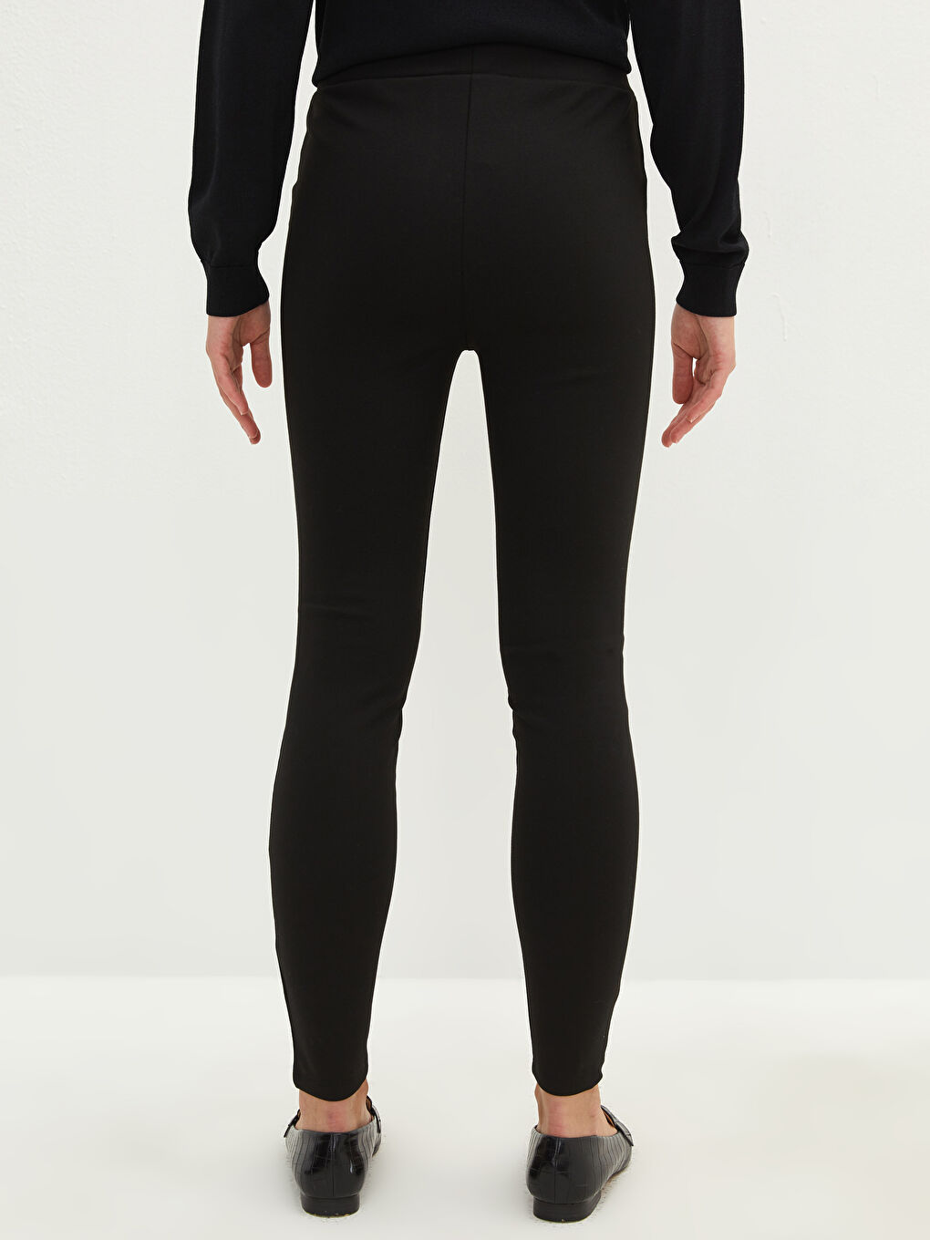 LCW Vision Hoch taillierte Extra Slim Fit Damenhose mit Taschendetail -W1IT04Z8-CVL