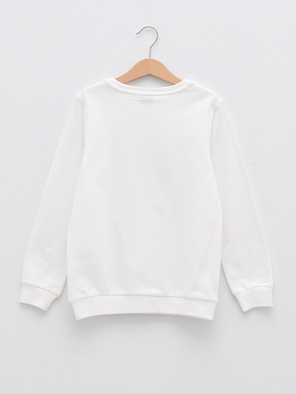 Crew Neck Printed Long Sleeve Boys' Sweatshirt-1