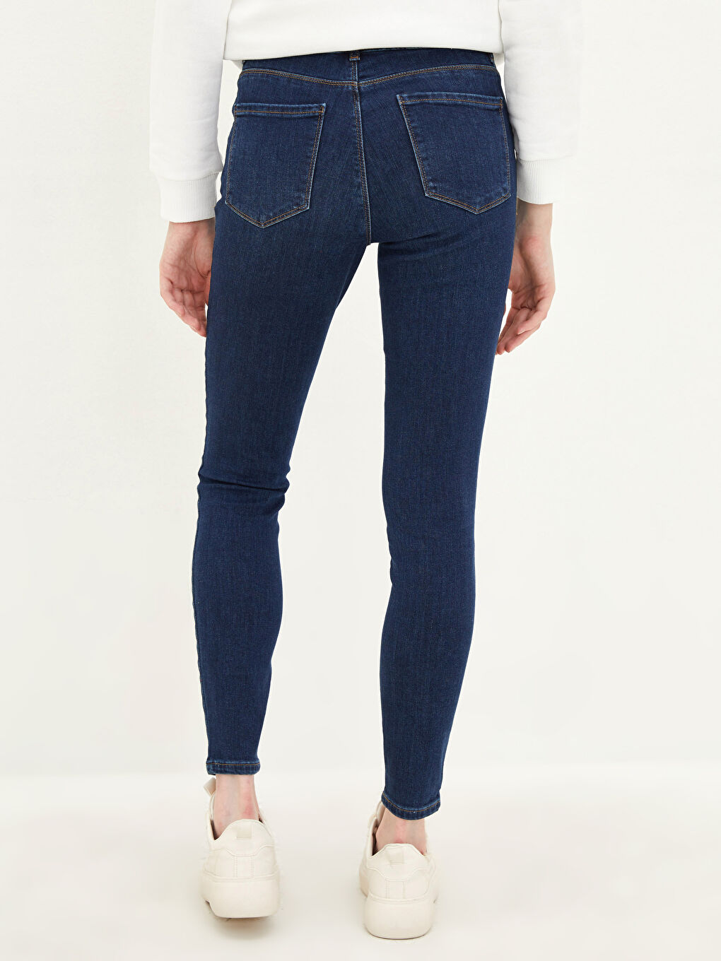 Normal Bel Mercury Skinny Fit Cep Detaylı Rodeo Kadın Jean Pantolon-4