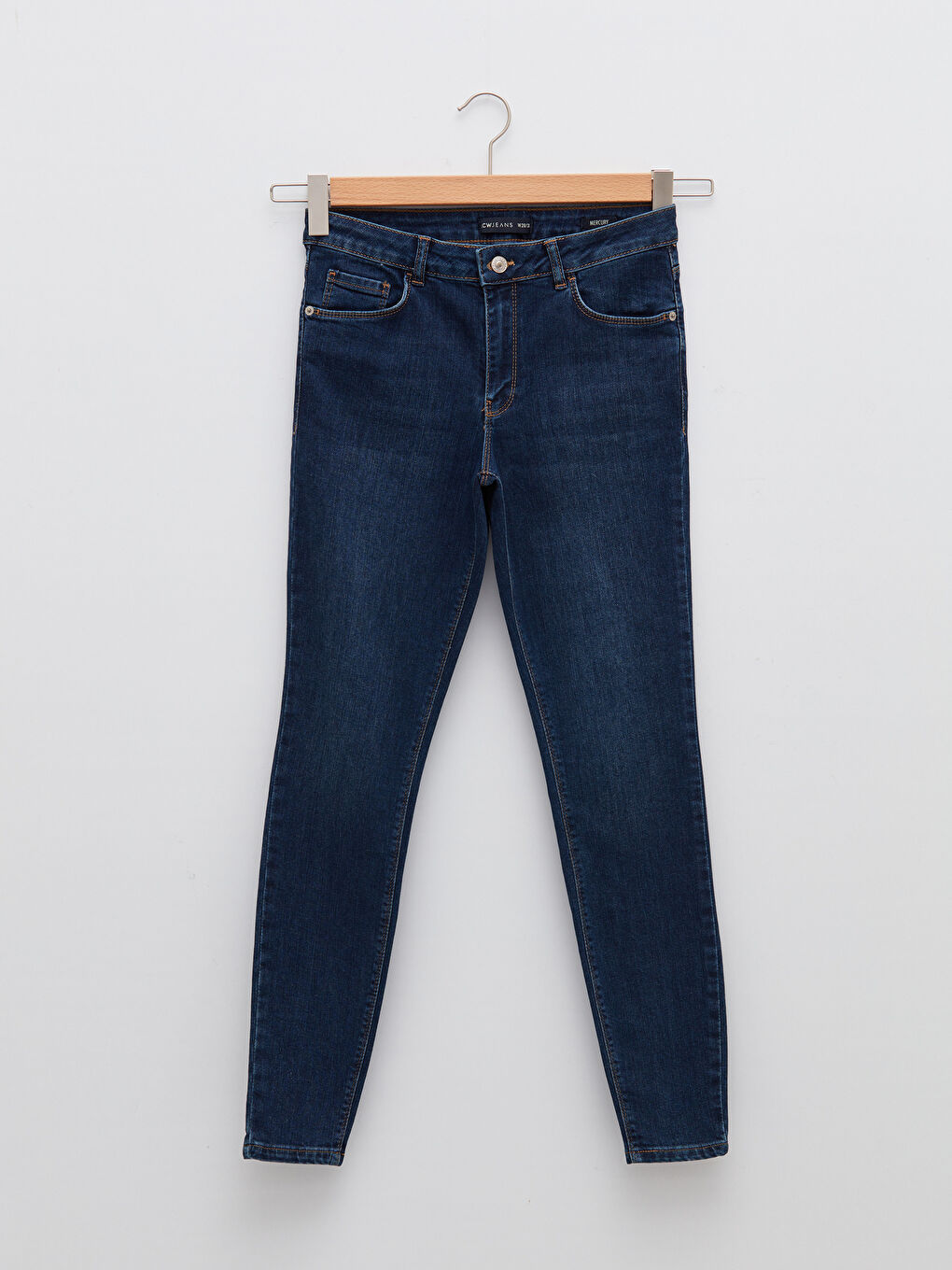 Normal Bel Mercury Skinny Fit Cep Detaylı Rodeo Kadın Jean Pantolon-5