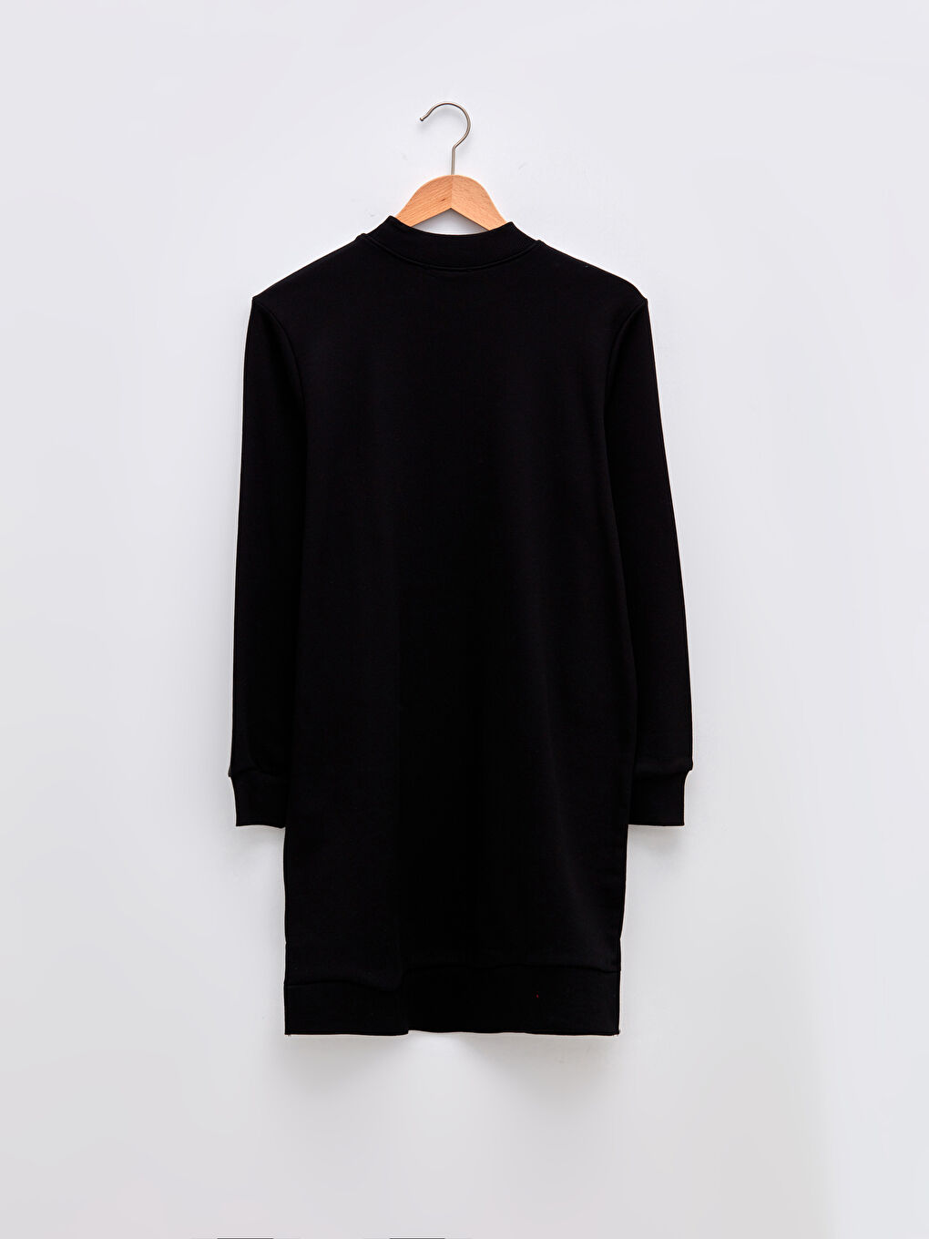 Funnel Neck Women's Sweatshirt Tunic-11