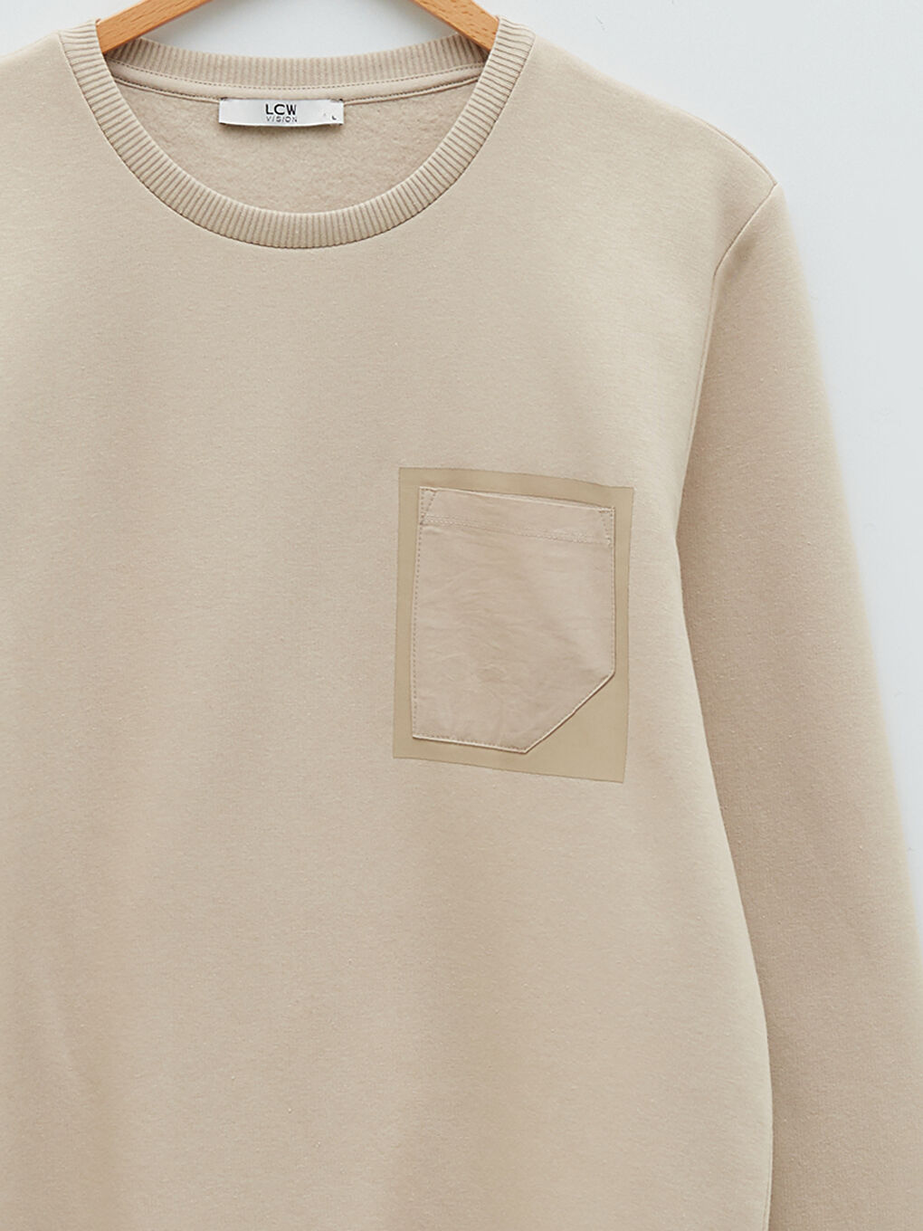 Crew Neck Long Sleeve Men's Sweatshirt-7